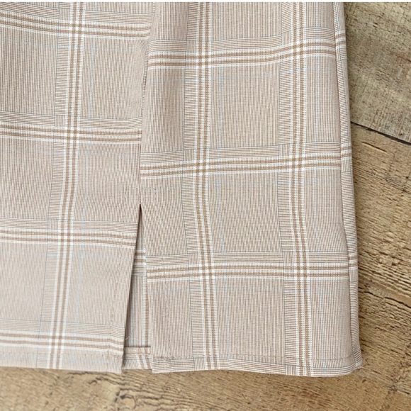 Plaid Taupe Skirt by Nasty Gal (Last One!!) - Picture 5 of 11